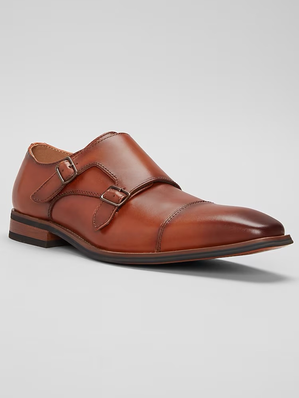 Men's Classic Double Monk Strap Dress Shoes